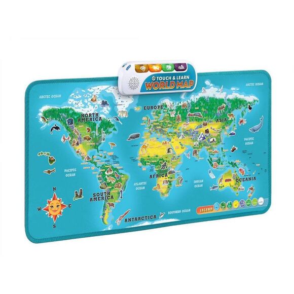 LeapFrog - LeapFrog Touch & Learn World Map Blue - Picture 4 of 7